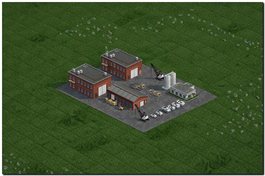 Maschinenfabrik – Endprodukt Maschinen, AXIS Industries Stahlstadt OpenTTD