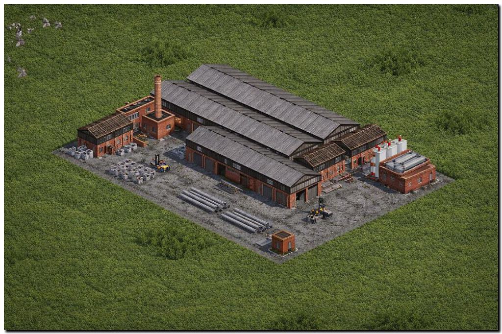 Walzwerk – Stahlverarbeitung zu Walzstahl, AXIS Industries Stahlstadt OpenTTD